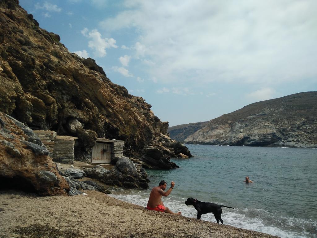 Villa Pergola Andros Gavrio Exteriér fotografie